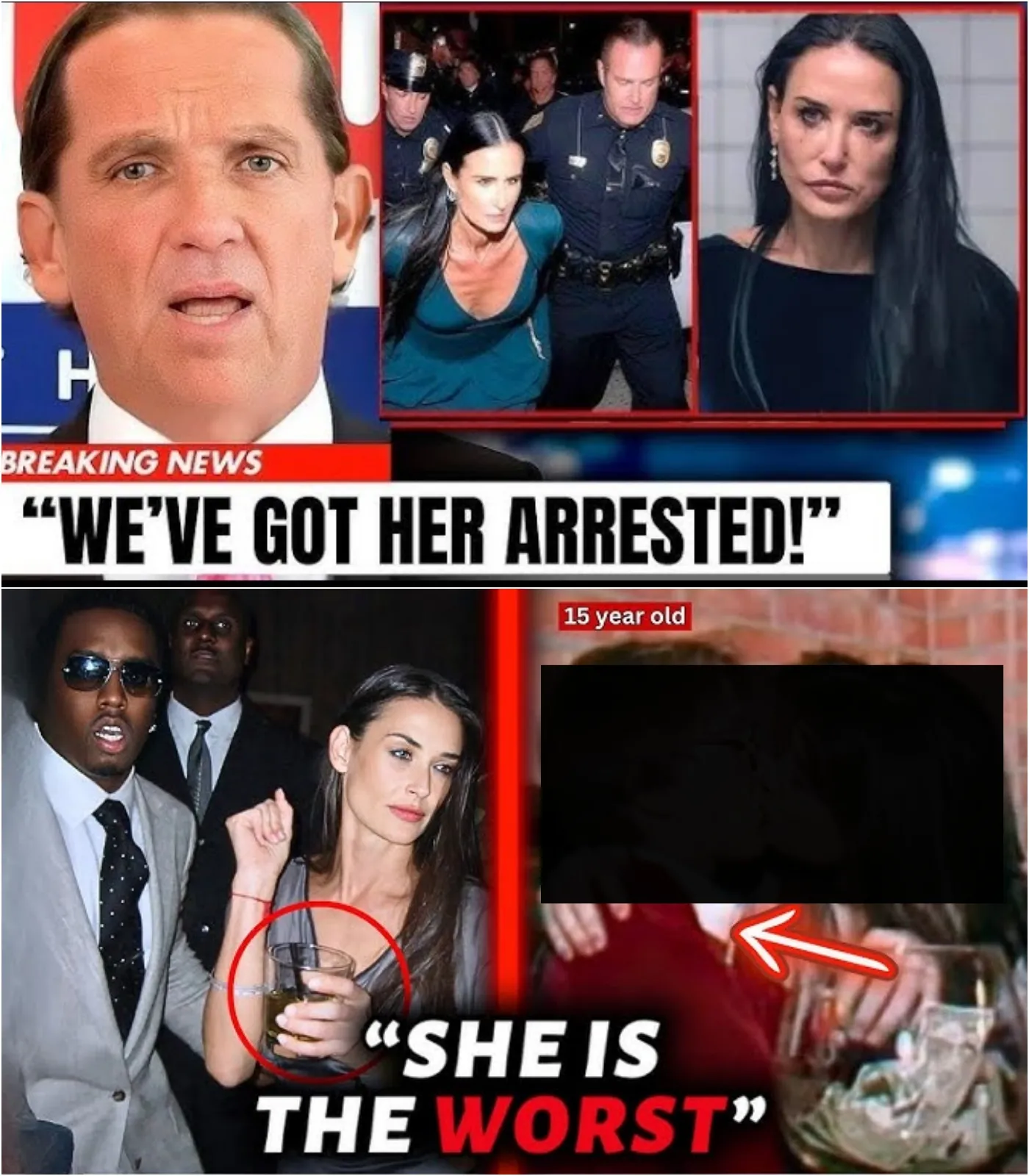 Oh My God! New Footage of Demi Moore in ‘The Substance’ with Young Boys at a Diddy Party Changes Everything 1 Oh My God! New Footage of Demi Moore in ‘The Substance’ with Young Boys at a Diddy Party Changes Everything