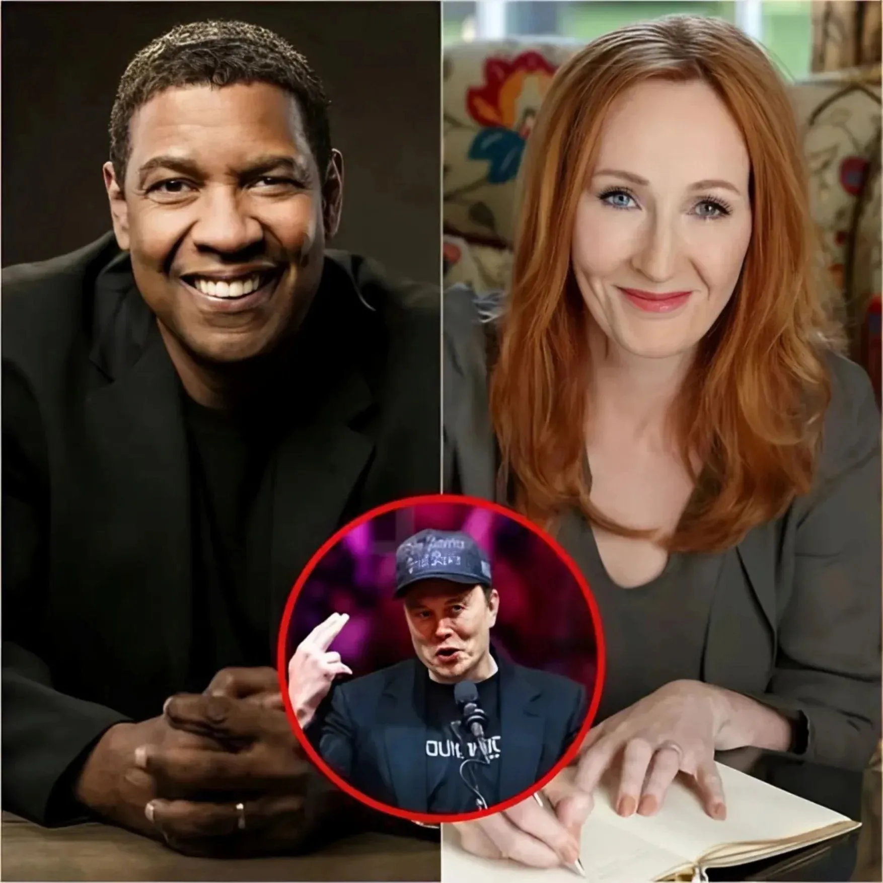 Denzel Washington teams up with Elon Musk to transform Hollywood: Groundbreaking new role alongside JK Rowling promises to shake up the industry! 1 Denzel Washington teams up with Elon Musk to transform Hollywood: Groundbreaking new role alongside JK Rowling promises to shake up the industry!