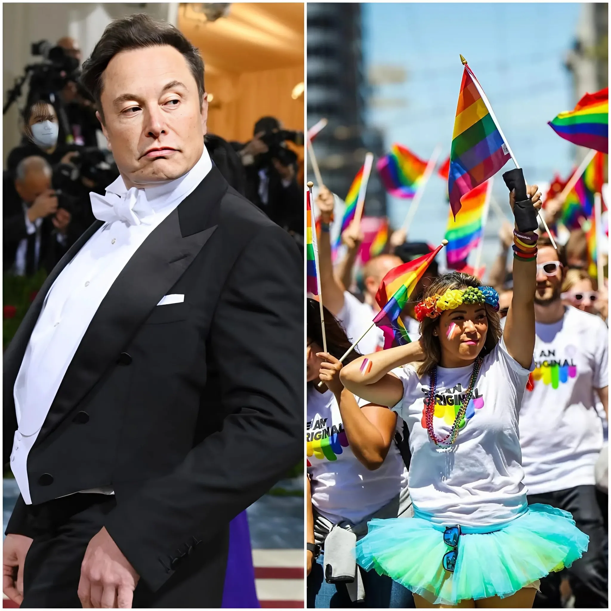 "Elon Musk shocks by removing Disney's 'Pride' content on X: Is there still room for children in the show Wake Up?" 1 "Elon Musk shocks by removing Disney's 'Pride' content on X: Is there still room for children in the show Wake Up?"