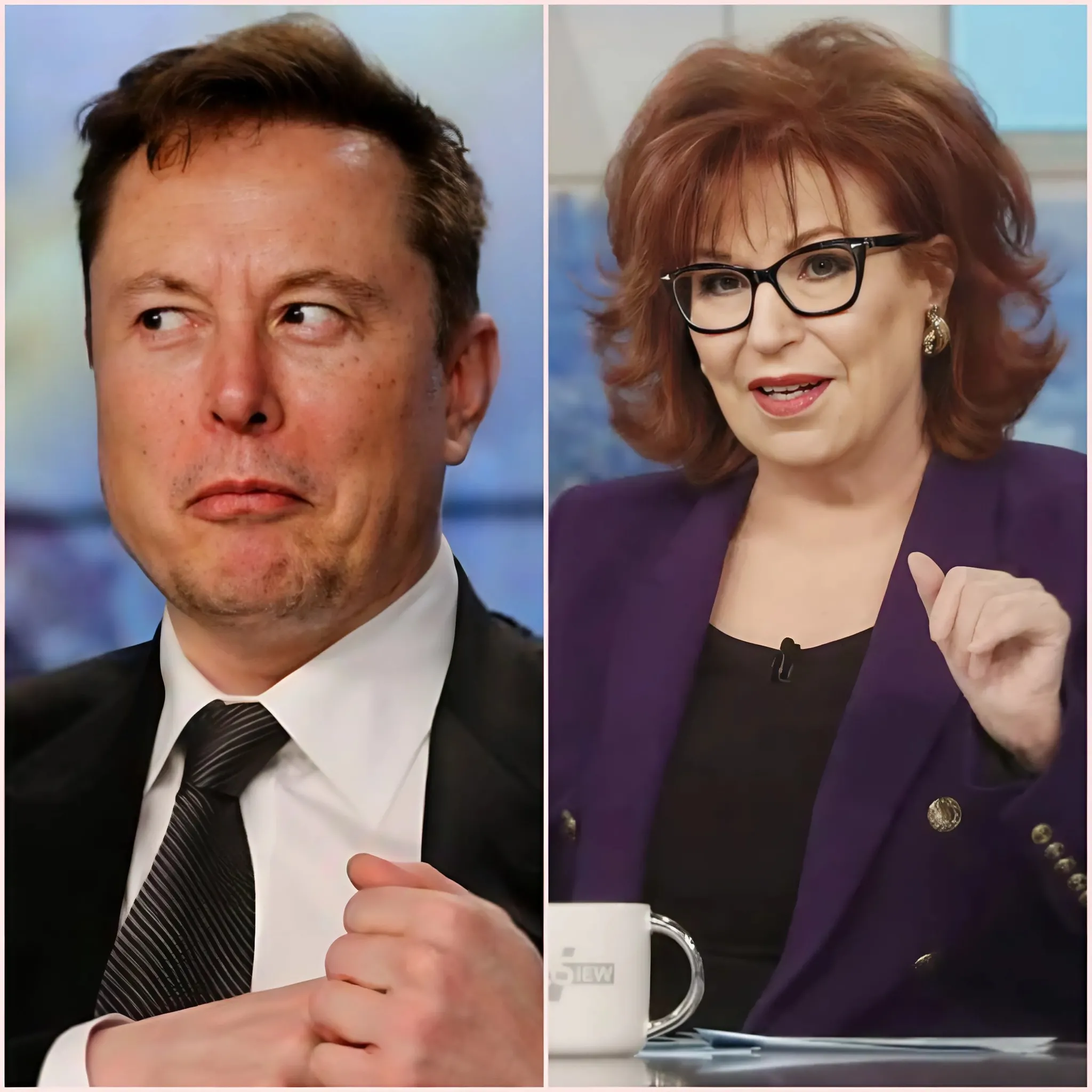 AMERICAN MEDIA EXPLOSION: Joy Behar calls Elon Musk a "son of a bitch" on The View, Musk's reaction shocks the studio. 1 AMERICAN MEDIA EXPLOSION: Joy Behar calls Elon Musk a "son of a bitch" on The View, Musk's reaction shocks the studio.