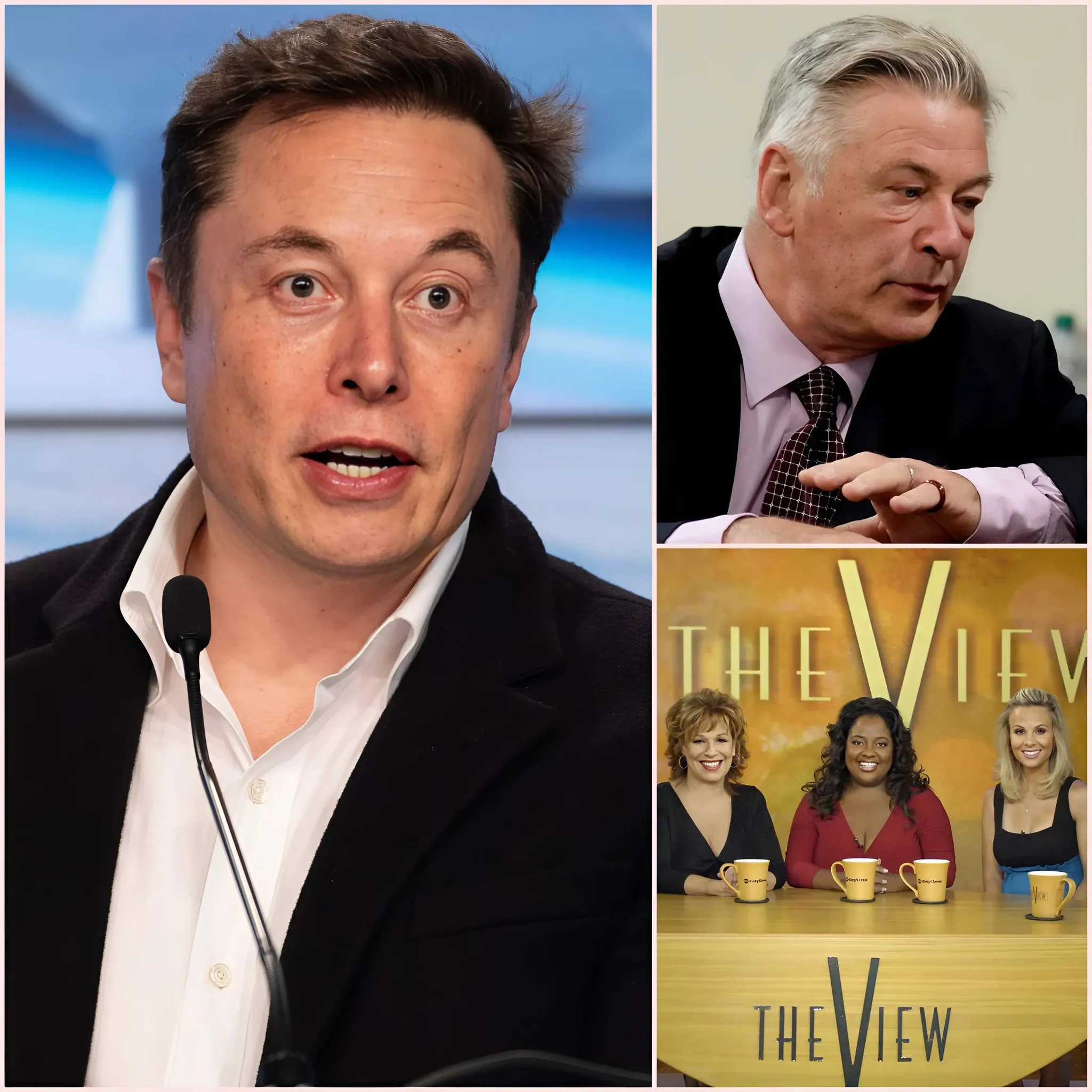 Elon Musk spent $799.9 million to buy A*BC and canceled "The View" after Alec Baldwin called him a "bastard" on the show. 1 Elon Musk spent $799.9 million to buy A*BC and canceled "The View" after Alec Baldwin called him a "bastard" on the show.