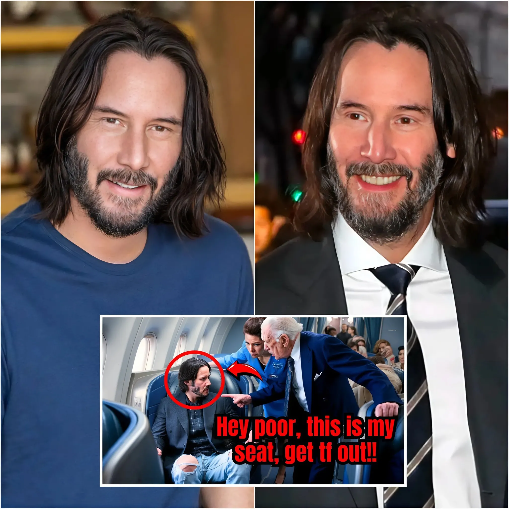 BREAKING NEWS: Man Insults Keanu Reeves on First-Class Flight—Instantly Regrets It When the Truth Is Revealed 1 BREAKING NEWS: Man Insults Keanu Reeves on First-Class Flight—Instantly Regrets It When the Truth Is Revealed