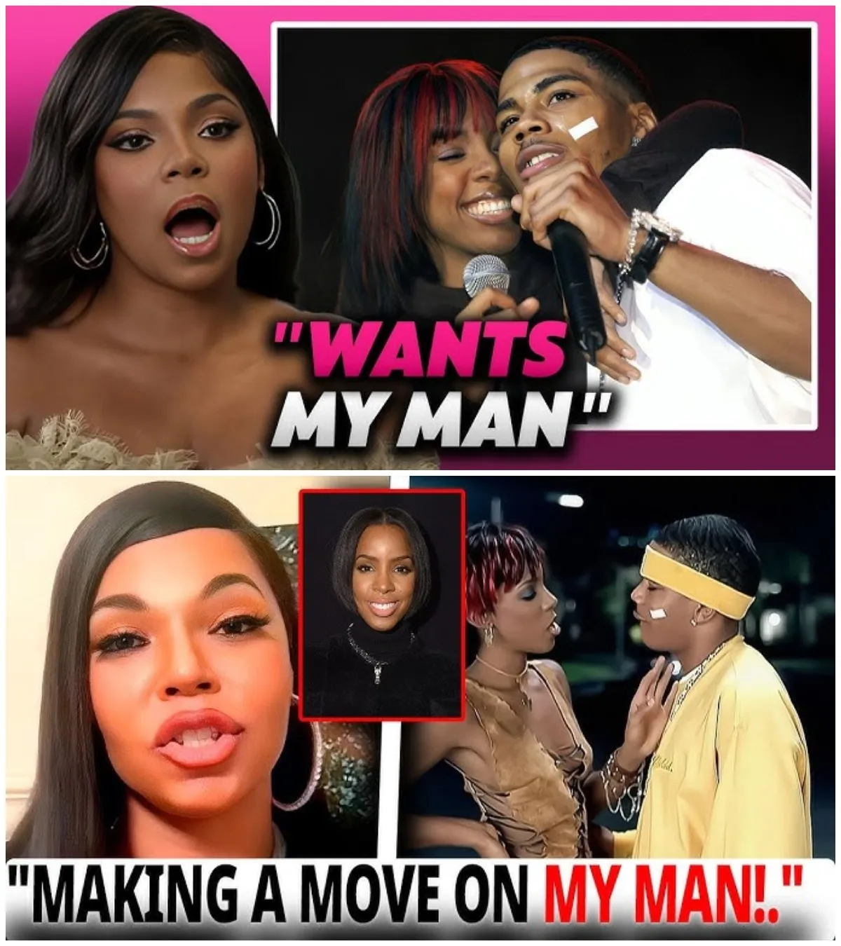 Ashanti shocks by criticizing Kelly Rowland more than Nelly – Her statement leaves fans stunned... 1 Ashanti shocks by criticizing Kelly Rowland more than Nelly – Her statement leaves fans stunned...