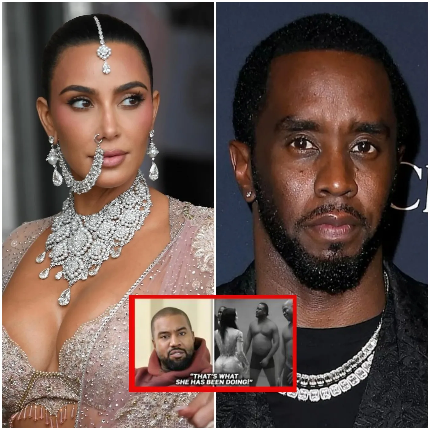 Kanye West Releases Video of Kim Kardashian as a VIP Guest at Diddy’s Secret Parties for $50 Million Per Night 1 Kanye West Releases Video of Kim Kardashian as a VIP Guest at Diddy’s Secret Parties for $50 Million Per Night