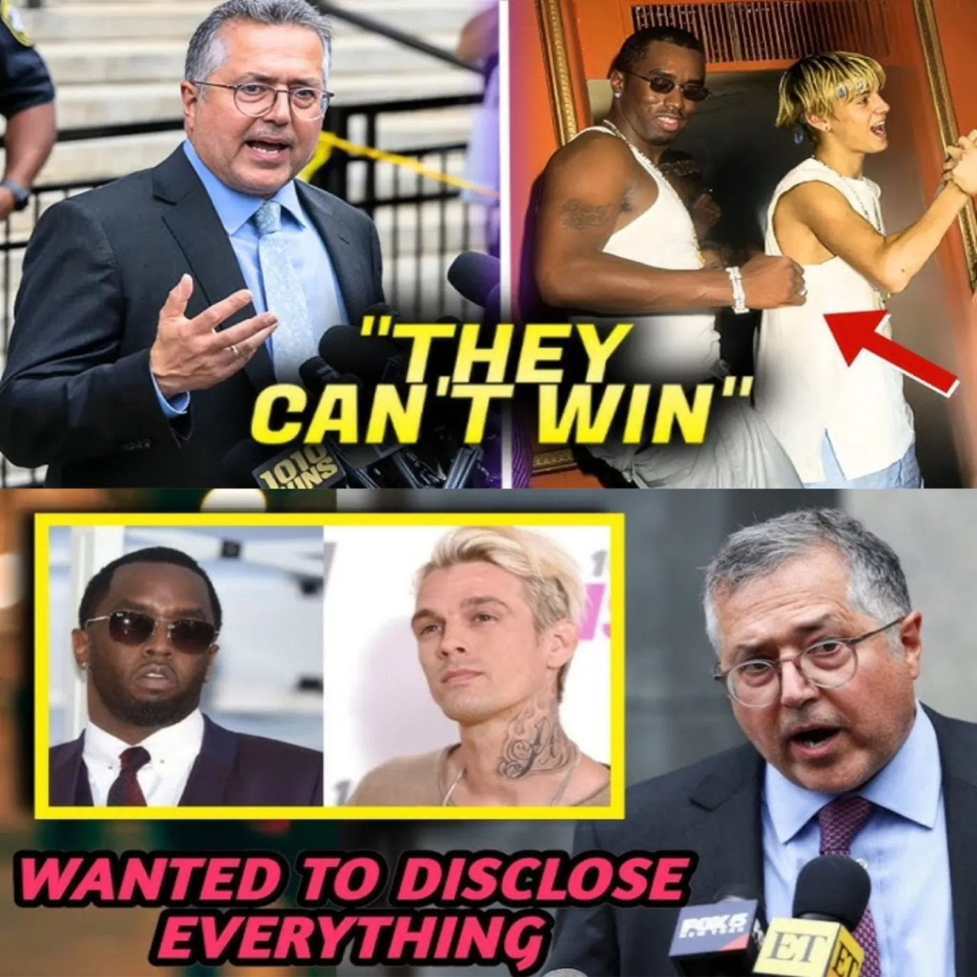 "Diddy's Lawyer Resigns After Shocking Leak of Aaron Carter's Tape!" 1 "Diddy's Lawyer Resigns After Shocking Leak of Aaron Carter's Tape!"