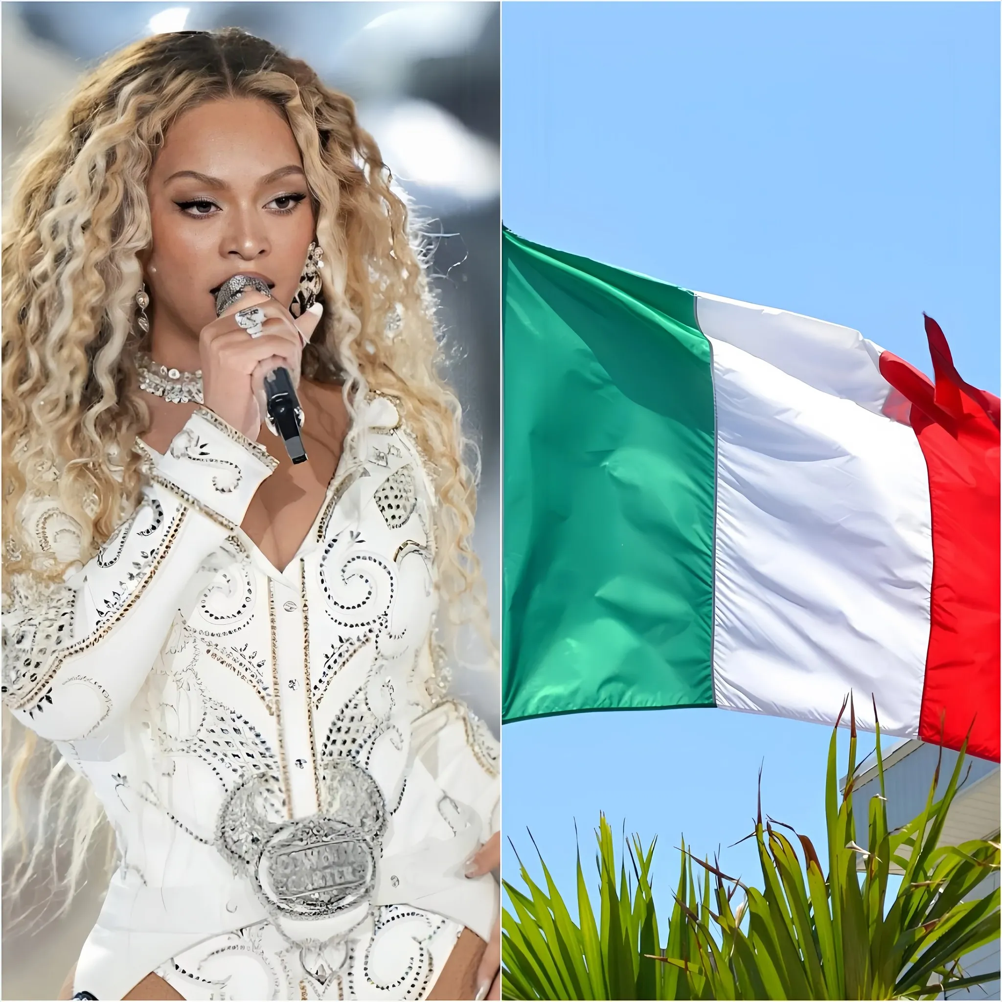 BREAKING NEWS: Beyoncé decides to end her legendary career and plans to move to Italy: "I can't live in America for the next four years and breathe the same air as ELON MUSK."