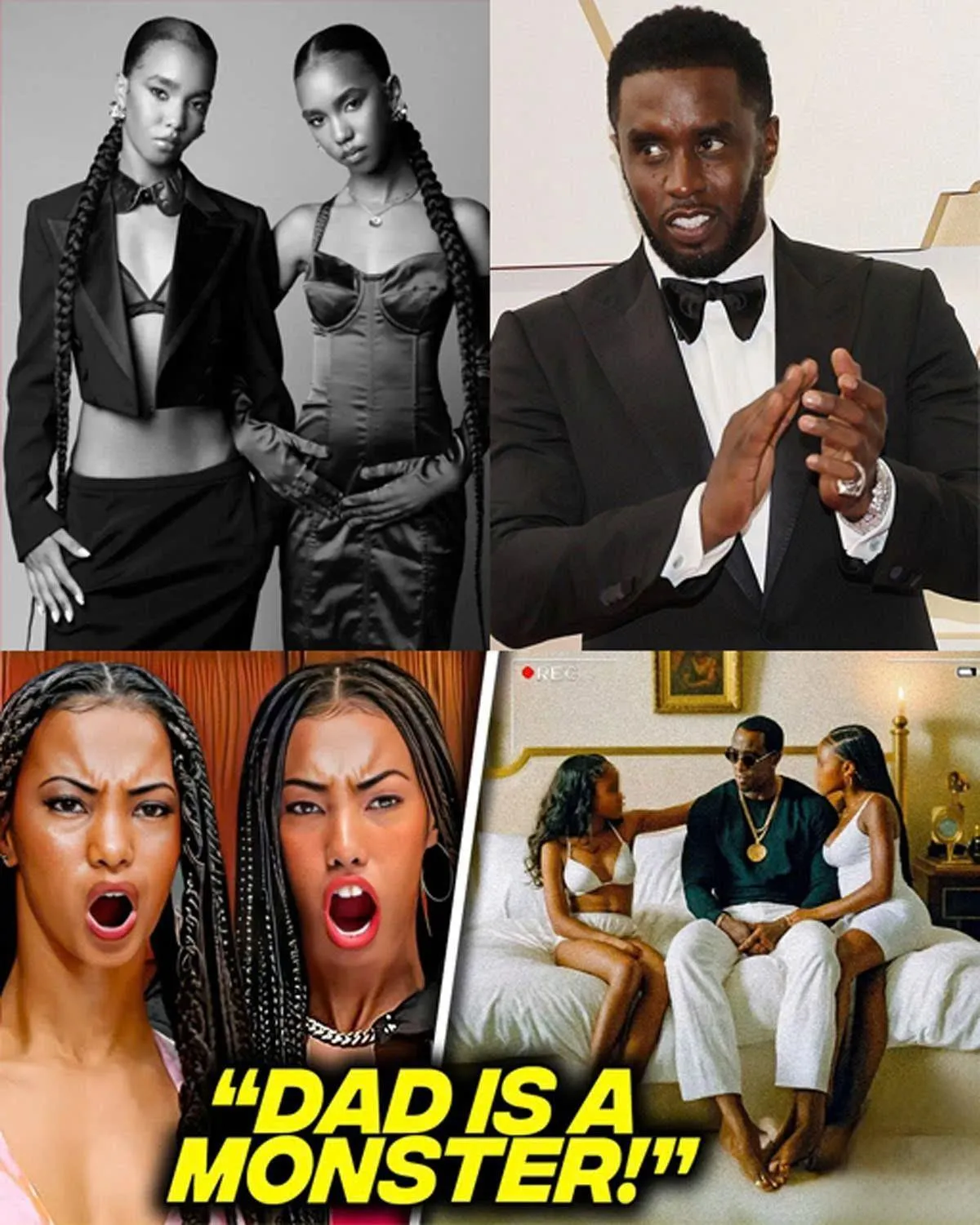 Diddy's daughters FINALLY confess EVERYTHING about their father... 1 Diddy's daughters FINALLY confess EVERYTHING about their father...