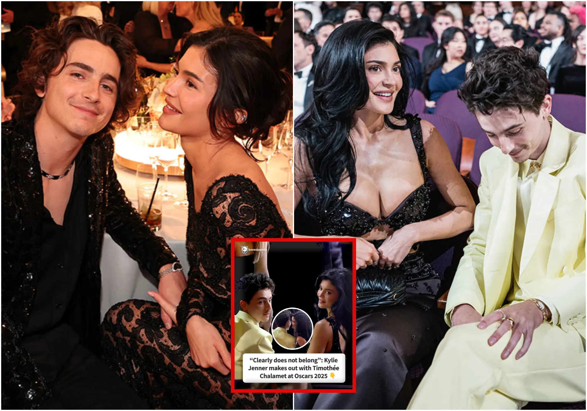 “Clearly does not belong”: Kylie Jenner makes out with Timothée Chalamet at Oscars 2025