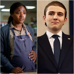 Barron Trump notices a pregnant woman working hard at a gas station, visibly exhausted, but what shocked everyone the most was his unexpected action immediately afterward. 4 Barron Trump notices a pregnant woman working hard at a gas station, visibly exhausted, but what shocked everyone the most was his unexpected action immediately afterward.