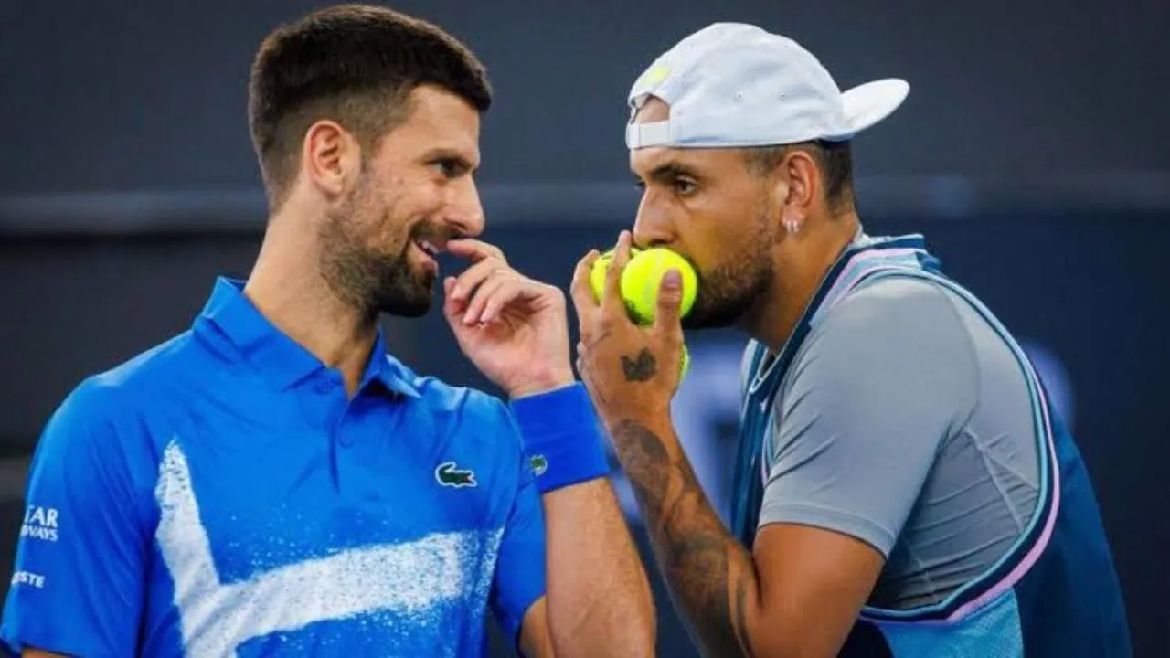 Nick Kyrgios Recalls Conversation with Novak Djokovic, Shares When the Serb Will Retire 1 Nick Kyrgios Recalls Conversation with Novak Djokovic, Shares When the Serb Will Retire