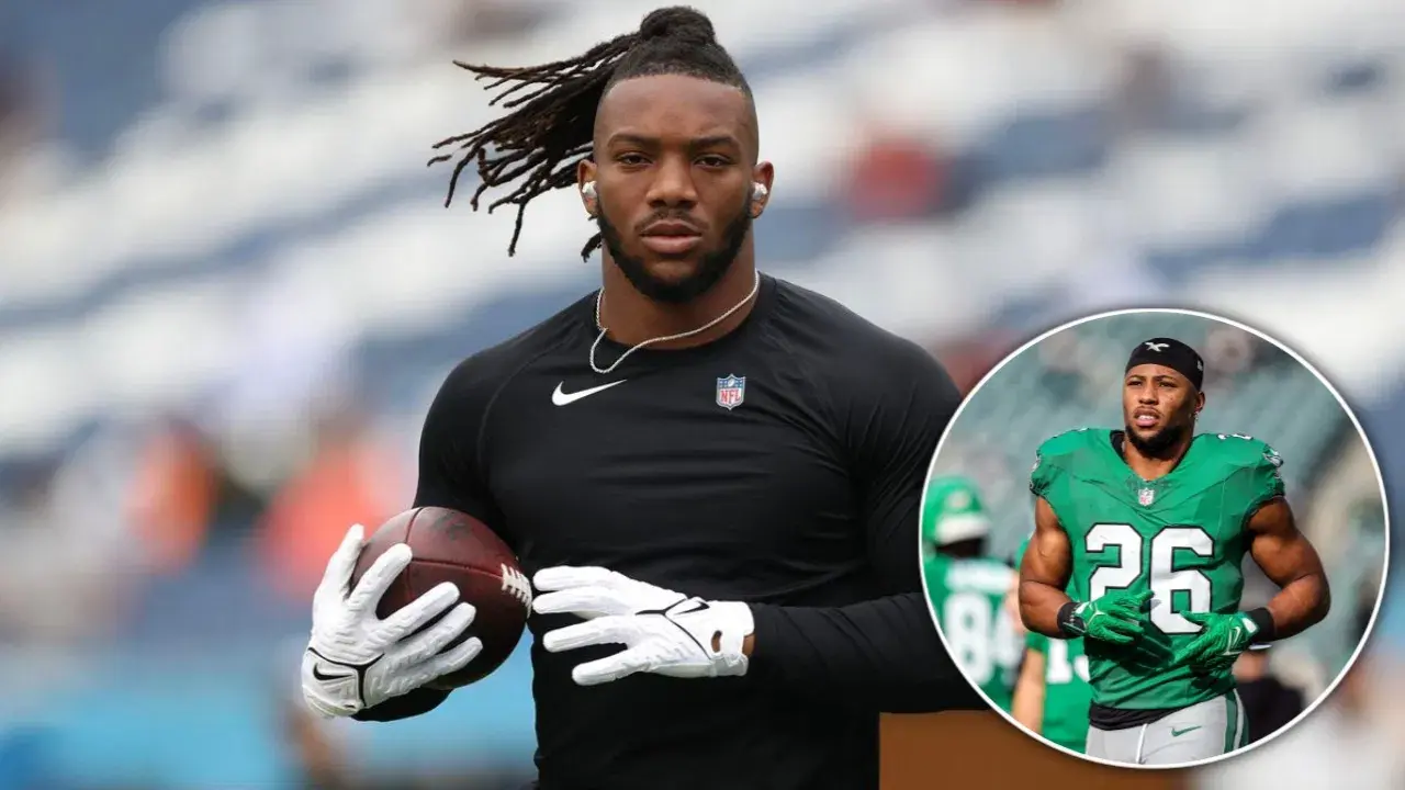 Saquon Barkley Sounds Alarm on Rising Star Bijan Robinson After Breakout Season 1 Saquon Barkley Sounds Alarm on Rising Star Bijan Robinson After Breakout Season