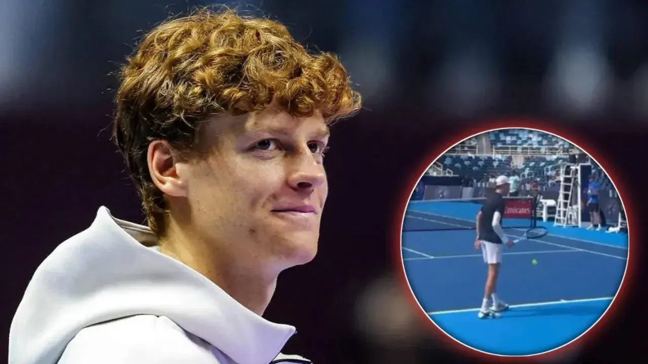 (Video) Jannik Sinner Spotted Practising With a Sleeve Ahead of Cincinnati Open 1 (Video) Jannik Sinner Spotted Practising With a Sleeve Ahead of Cincinnati Open
